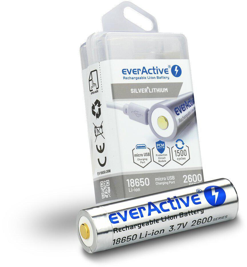 Akumulator 18650 Li-Ion 3,7V everActive