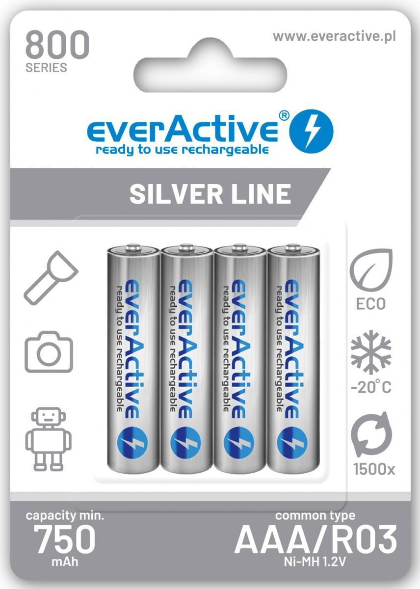 Akumulatorki AAA / R03 Ni-MH everActive