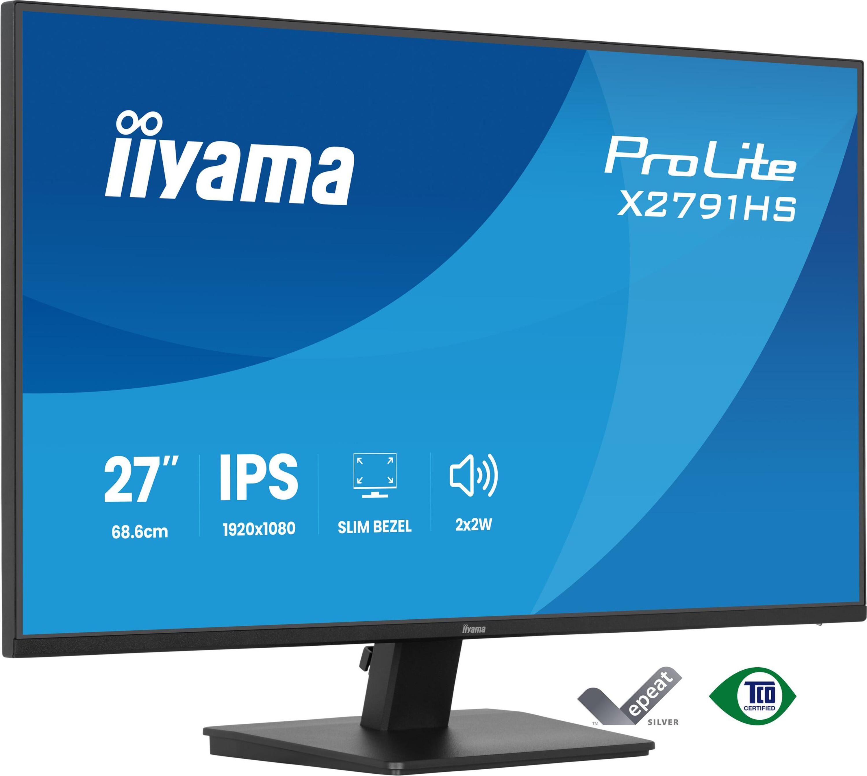 Monitor LED IIYAMA X2791HS-B1 HDMI DisplayPort