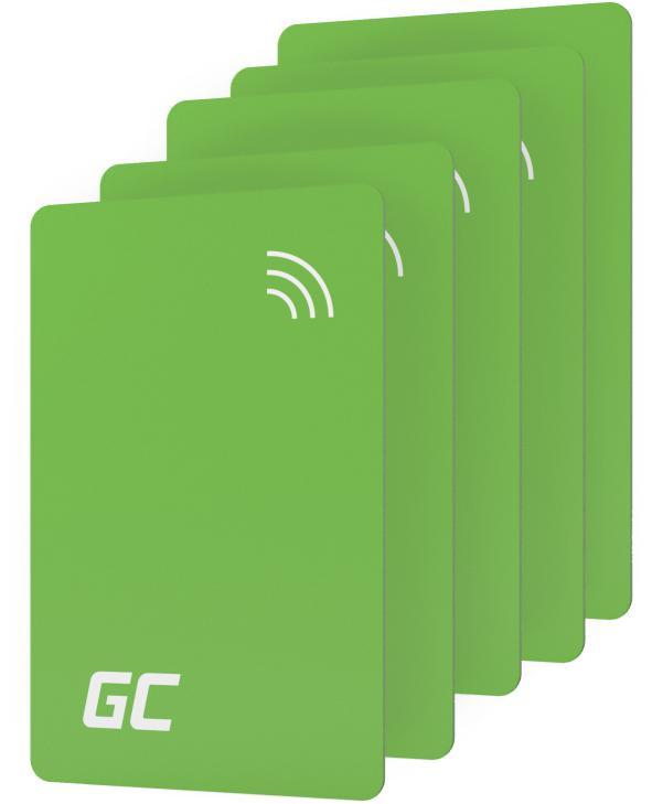 GREEN CELL ZESTAW 5 KART DOSTĘPU