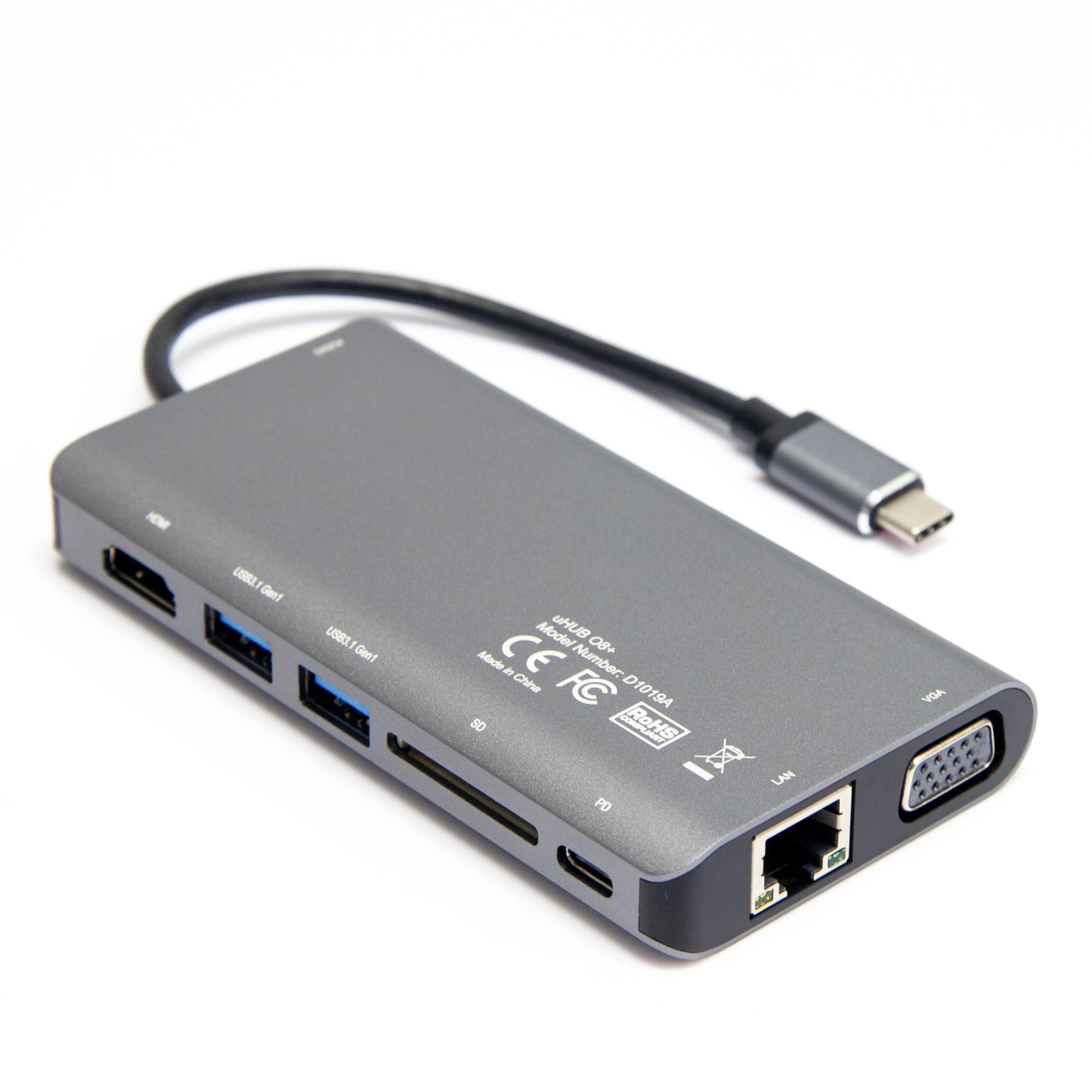 Unitek Hub USB-C 3.1 8w1