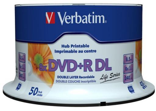 Płyty DVD+R DL Verbatim Inkjet Printable