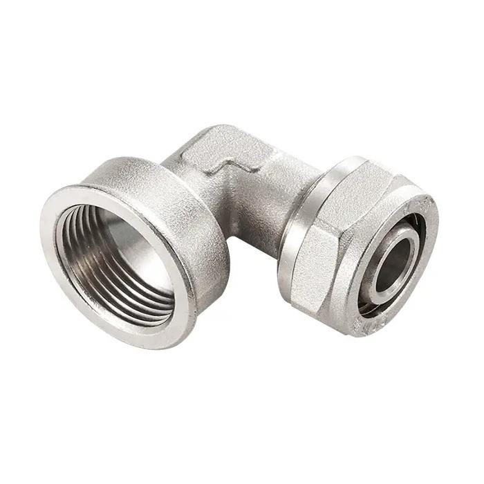 AquaTherm Niķelēts līkums 1/2F-16, PEX caurulēm