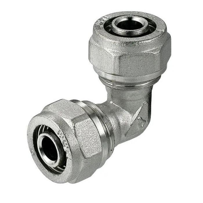 AquaTherm Niķelēts līkums 16-16, PEX caurulēm