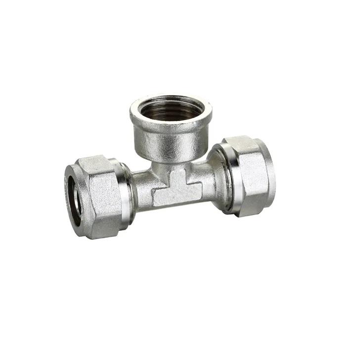 AquaTherm Niķelēts trejgabals 20-1/2`F-20, PEX caurulēm