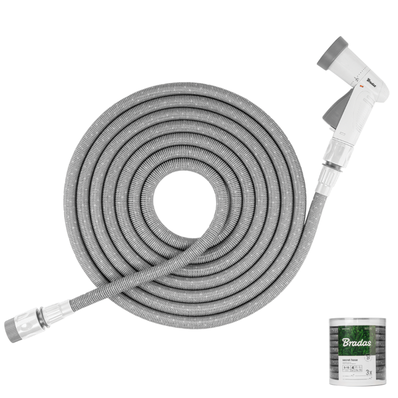 BRADAS Elasīga Dārza šļūtene SECRET HOSE