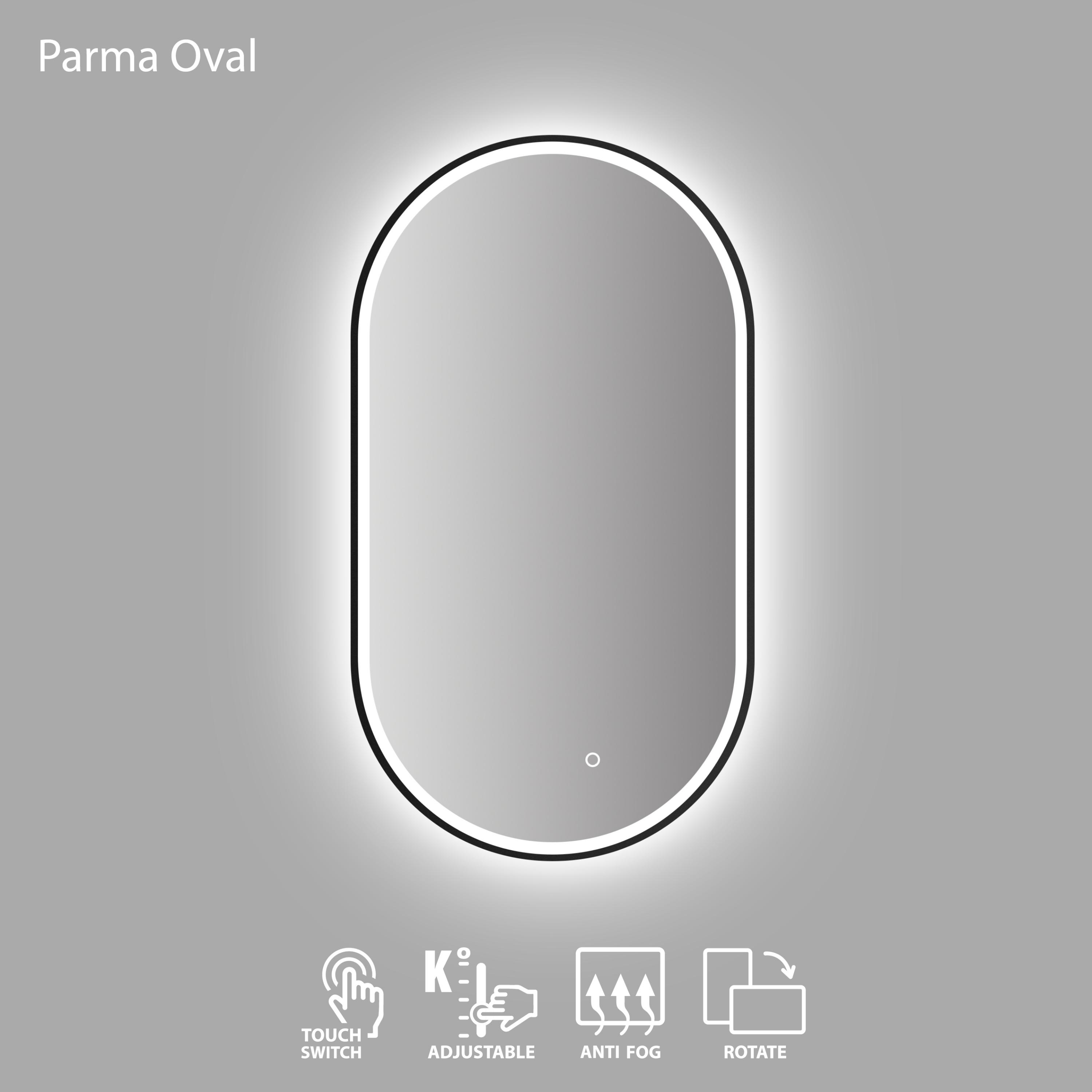 VENTO Spogulis ar apgaismojumu LED Parma