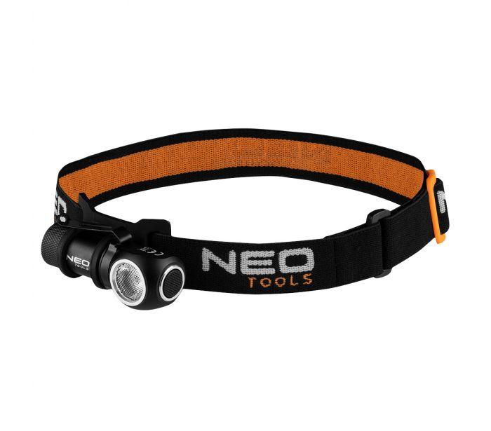 NEO Galvas lukturis ar akumuatoru 600