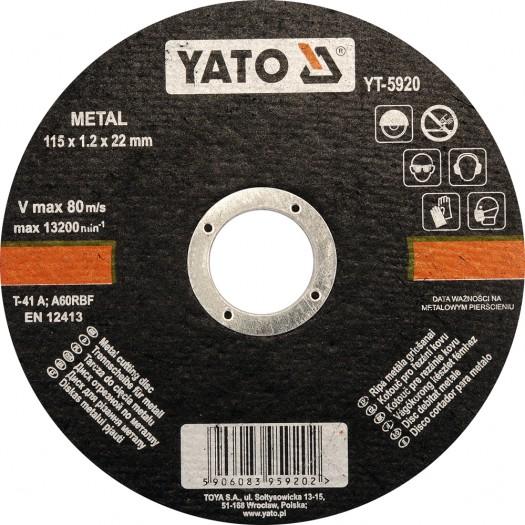 YATO Griezējdisks metālam D125 x 1