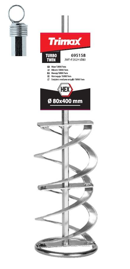 TRIMAX Mikseris TURBO Twin 80x400  HEX
