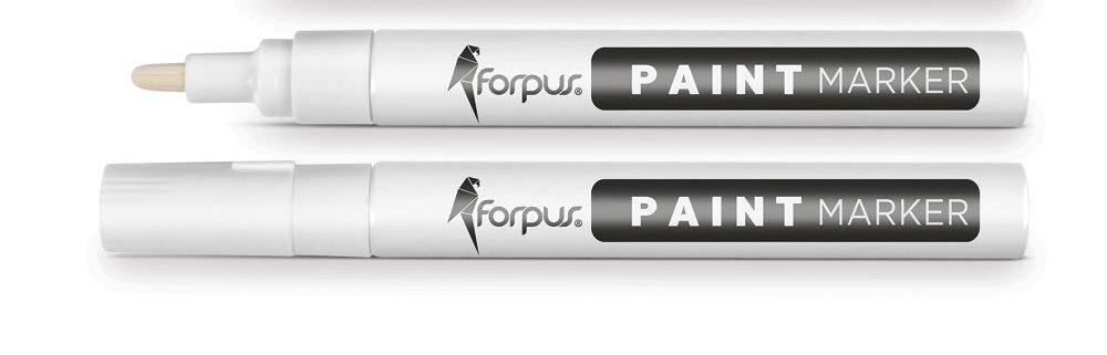 Noturīgais marķieris "PAINT" balts