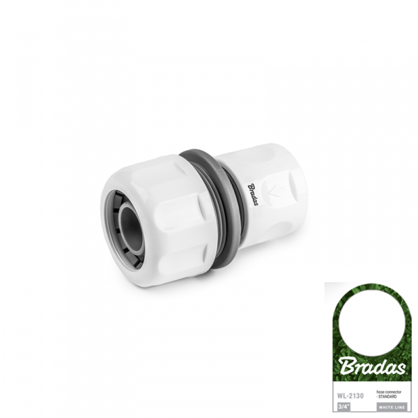 BRADAS Konektors WHITE LINE 3/4"