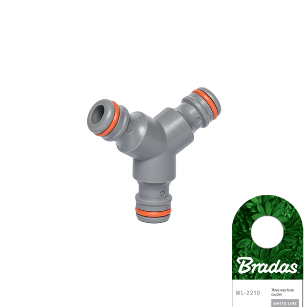 BRADAS Trīsdaļīgs konektors WHITE LINE