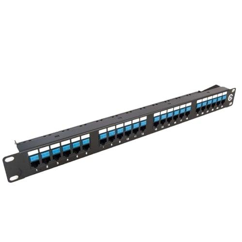 Patch panel 19" 1U UTP Cat5e