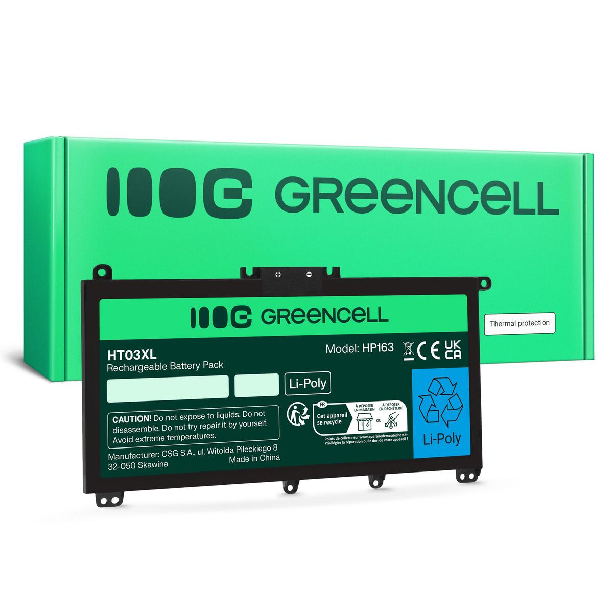 Green Cell Battery HT03XL L11119-855 for