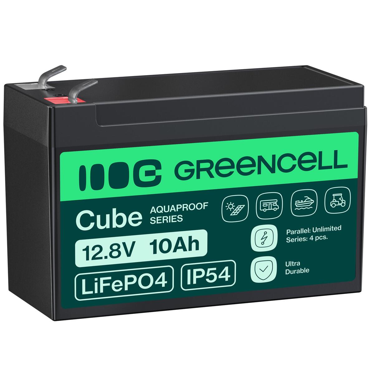Green Cell CUBE LiFePO4 10Ah 12