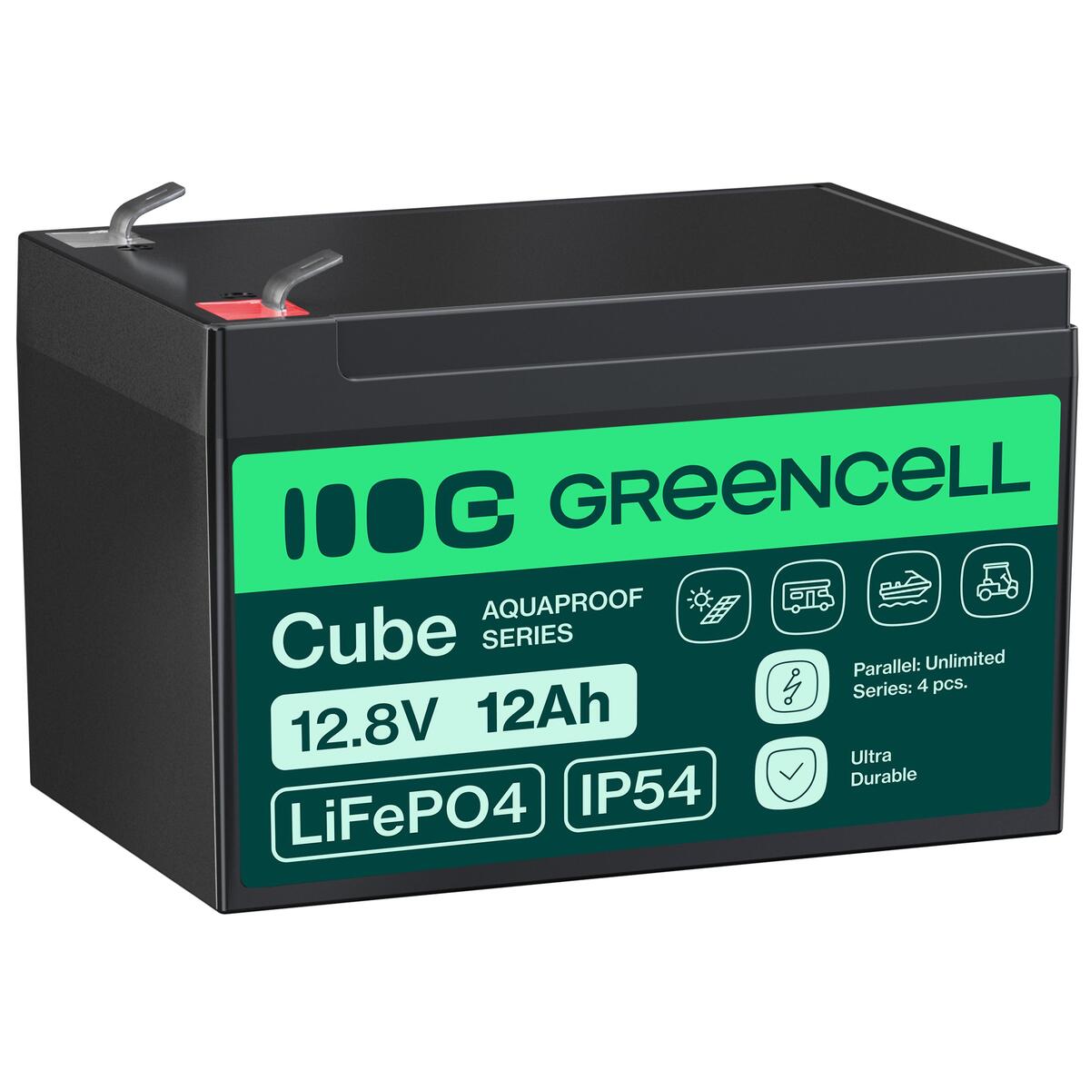 Green Cell CUBE LiFePO4 12Ah 12