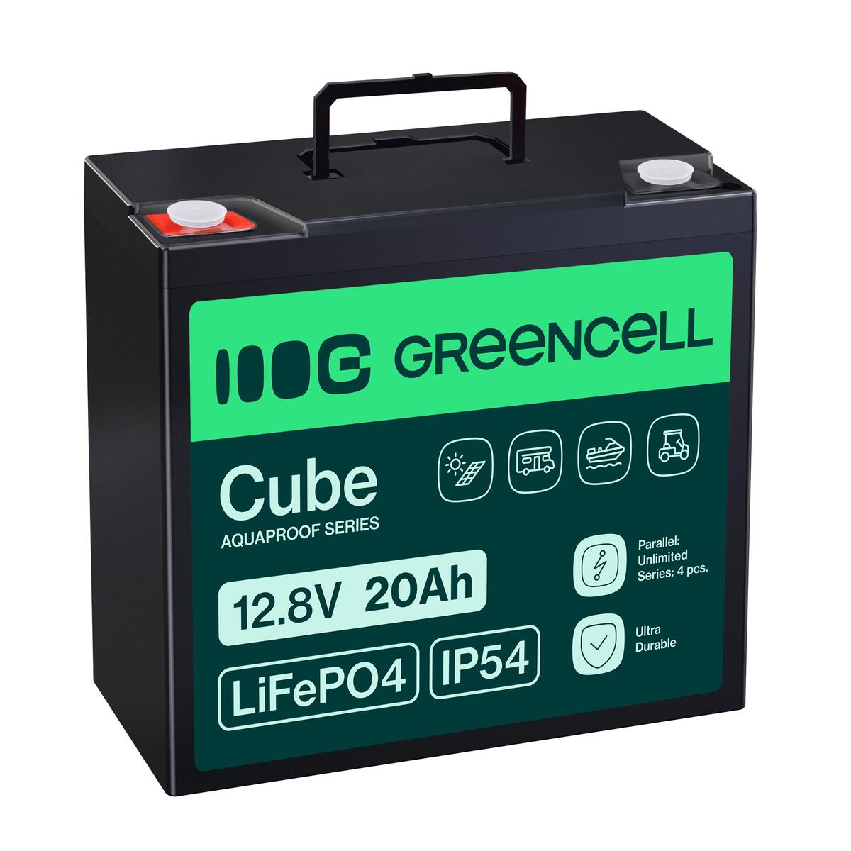 Green Cell CUBE LiFePO4 20Ah 12