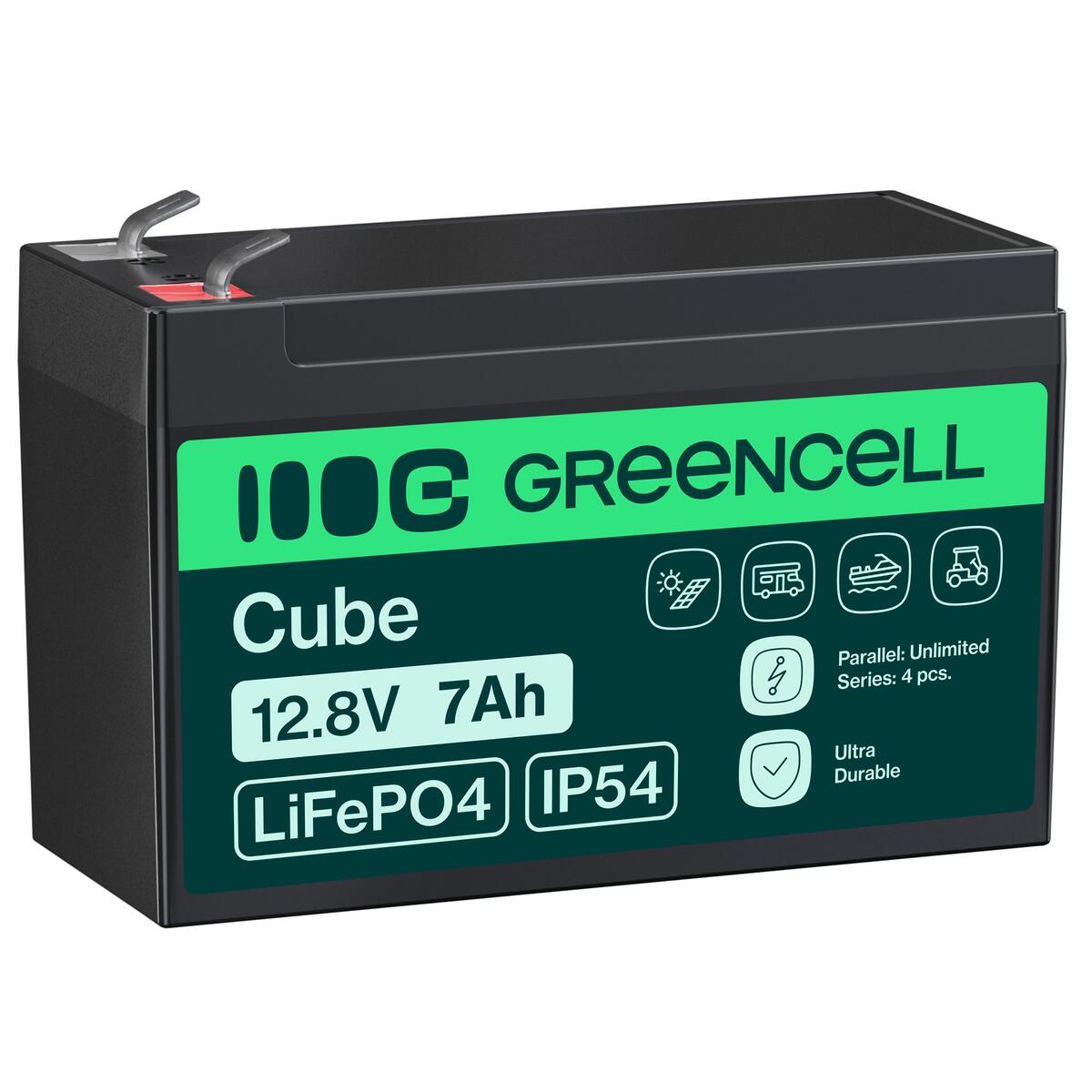 Green Cell CUBE LiFePO4 7Ah 12