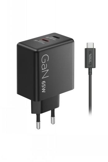 LENOVO DUAL USB-C 65W GAN CHARGER