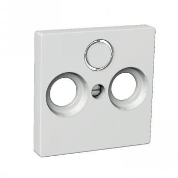SCHNEIDER ELECTRIC CENTRAL PLATE R+TV+SAT WHITE