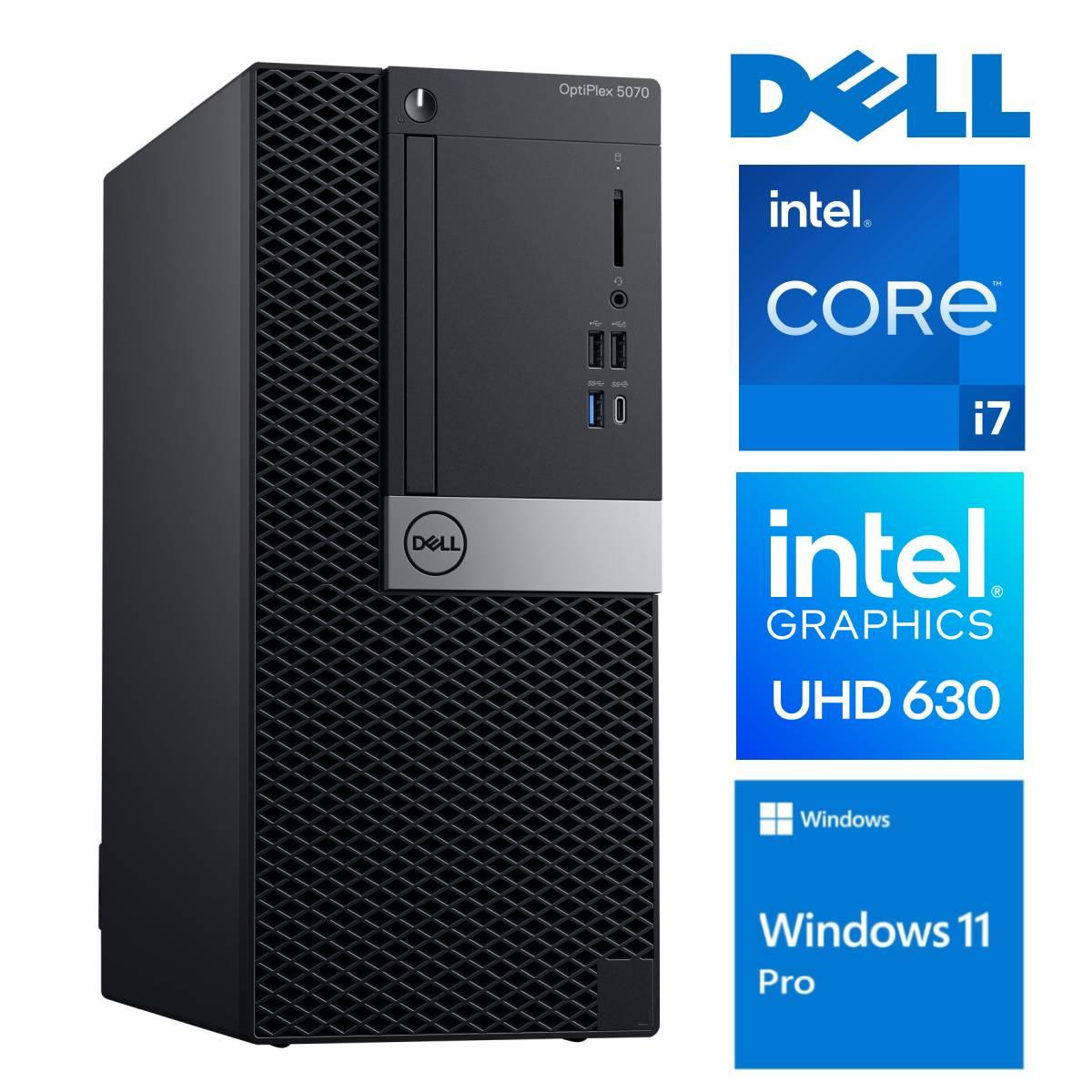 DELL 5070 Tower i7-9700 16GB 512SSD