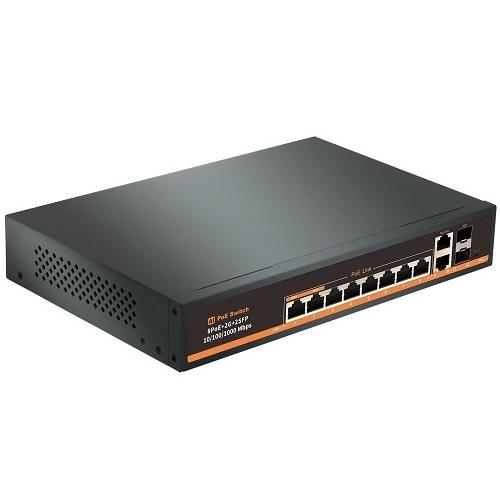 PoE switch 8x Gigabit PoE+2x Gigabit