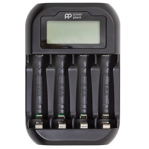 4-Channel Charger with Display for AA/AAA