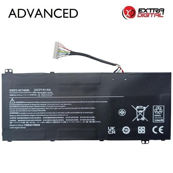 Notebook Battery ACER AC14A8L, 4605mAh, Extra