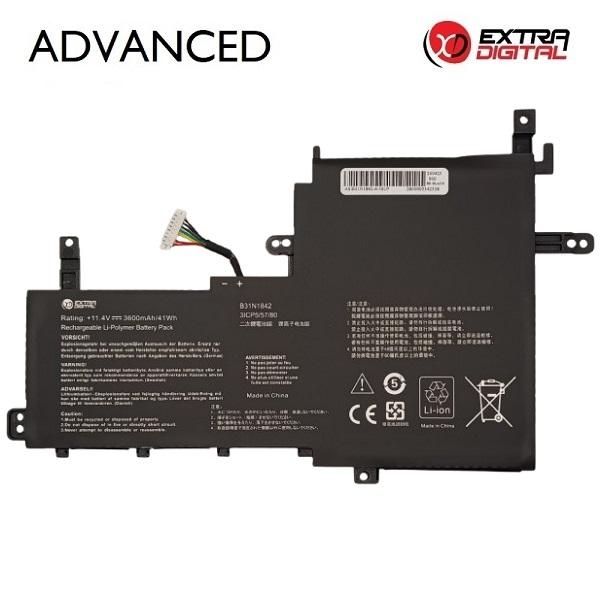 Notebook Battery ASUS B31N1842, 3600mAh, Extra