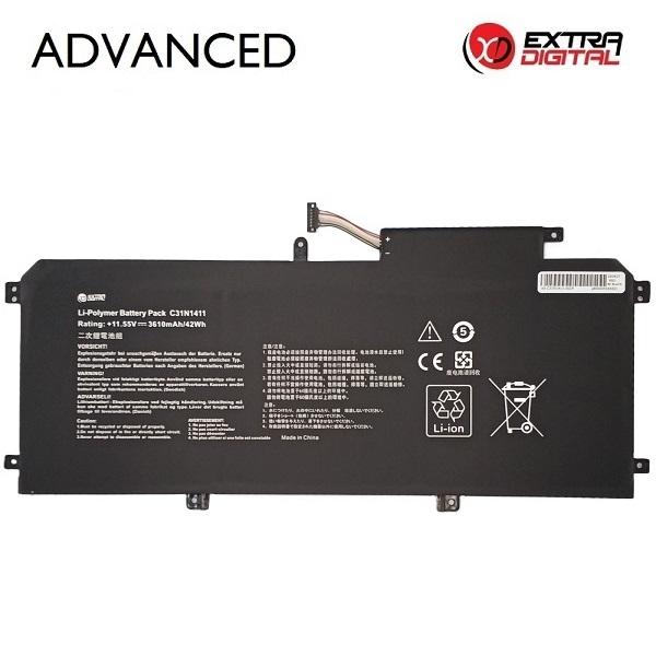 Notebook Battery ASUS C31N1411, 3610mA, Extra