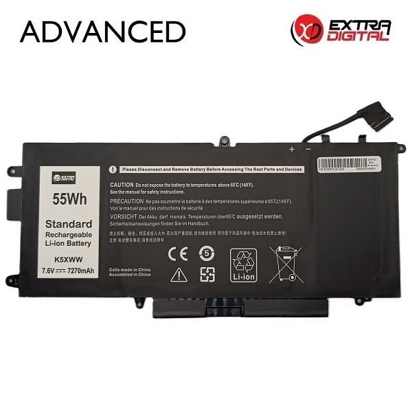 Notebook Battery DELL K5XWW, 7270mAh, Extra