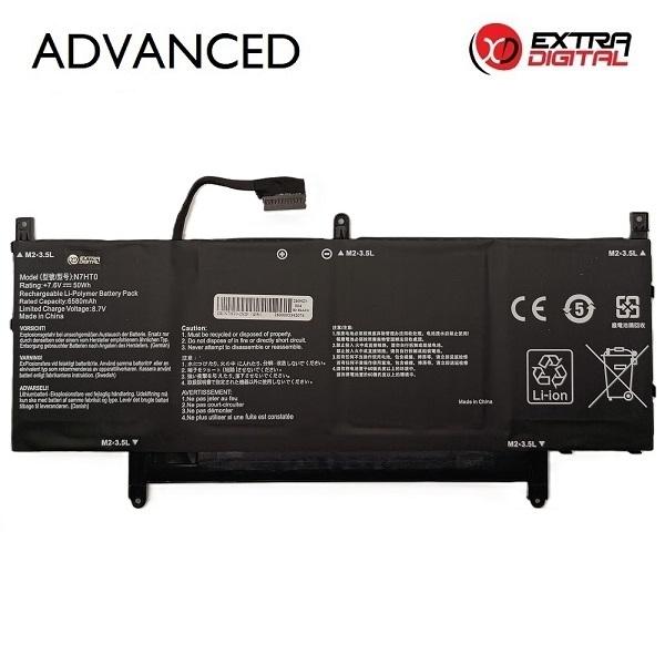 Notebook Battery DELL N7HT0, 6580mAh, Extra