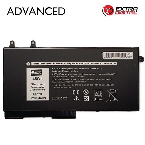 Notebook Battery DELL R8D7N, 4000mAh, Extra