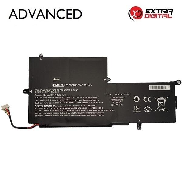Notebook battery HP PK03XL, 4800mAh, Extra