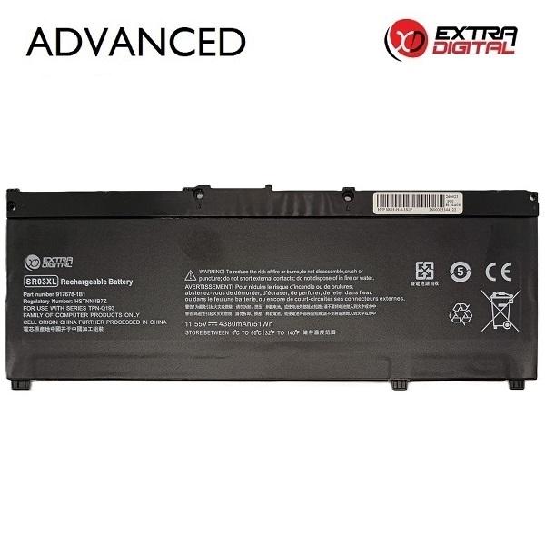 Notebook battery HP SR03XL, 4380mAh, Extra