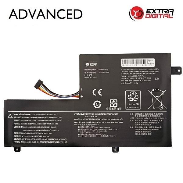 Notebook Battery LENOVO L15L3PB1, 3600mAh, Extra