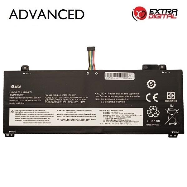 Notebook Battery LENOVO L17C4PF0, 2900mAh, Extra