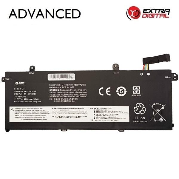 Notebook Battery LENOVO L18M3P73, 4200mAh, Extra