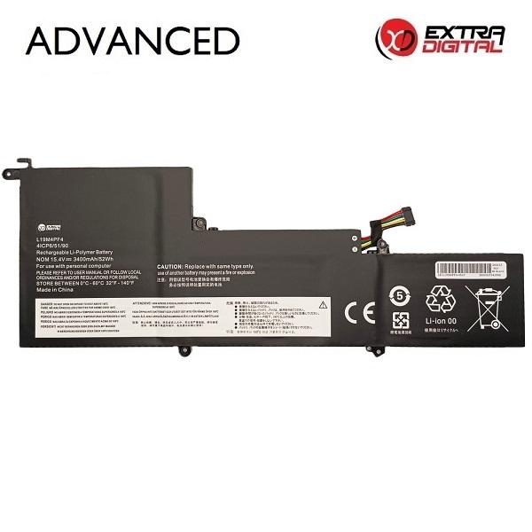Notebook Battery LENOVO L19M4PF4, 3400mAh, Extra