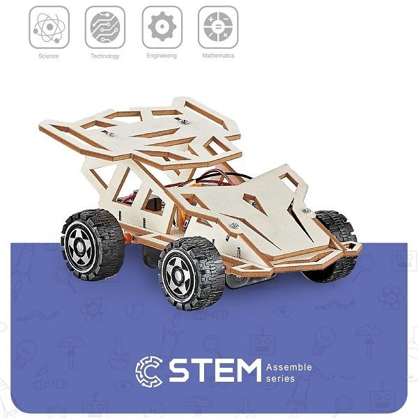 Wooden Assembly Kit Four-Wheel Drive Racing