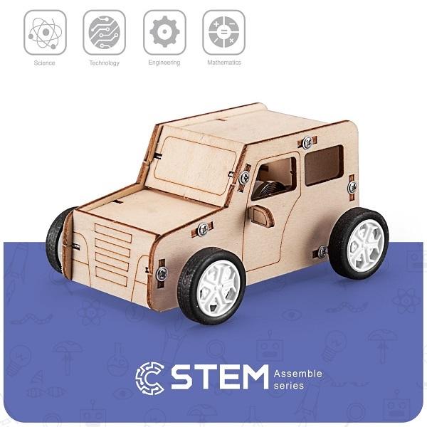 Wooden Assembly Kit Pull the Car