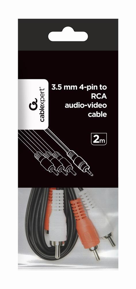 CABLE AUDIO 3.5MM 4PIN TO