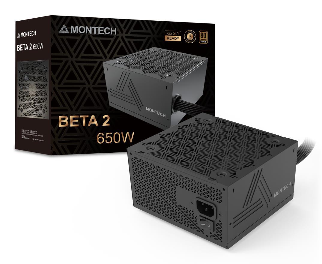 Power Supply|MONTECH|BETA 2|ATX|PC|100 - 240 V|650