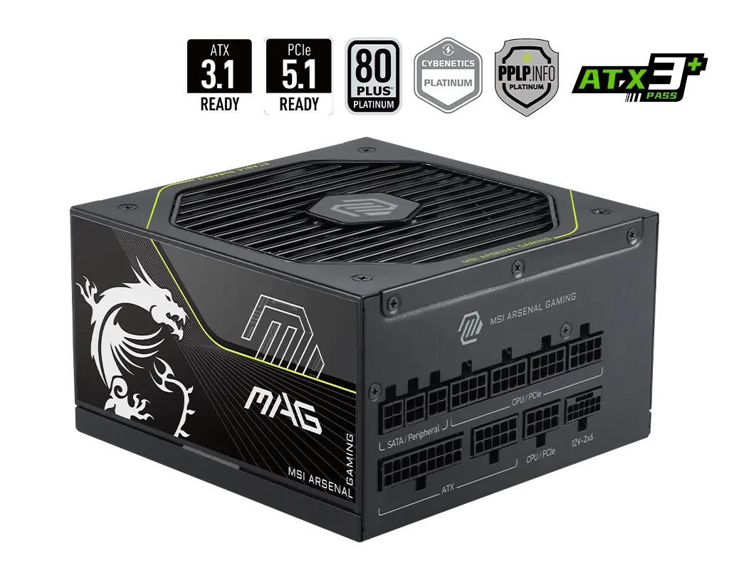 Power Supply|MSI|MAG A1200PLS PCIE5|ATX|PC|100 - 240