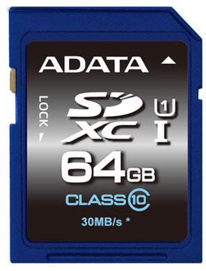 MEMORY SDXC 64GB CLASS10/ASDX64GUICL10-R ADATA