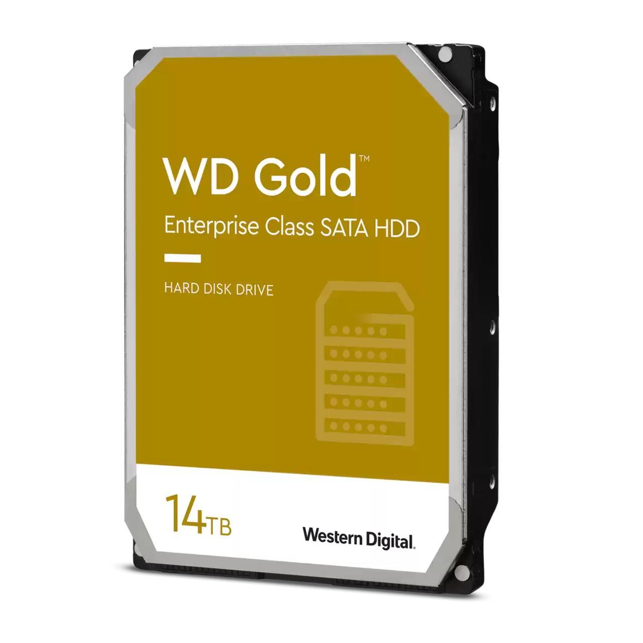 HDD|WESTERN DIGITAL|Gold|14TB|SATA 3.0|512 MB|7200 rpm|3