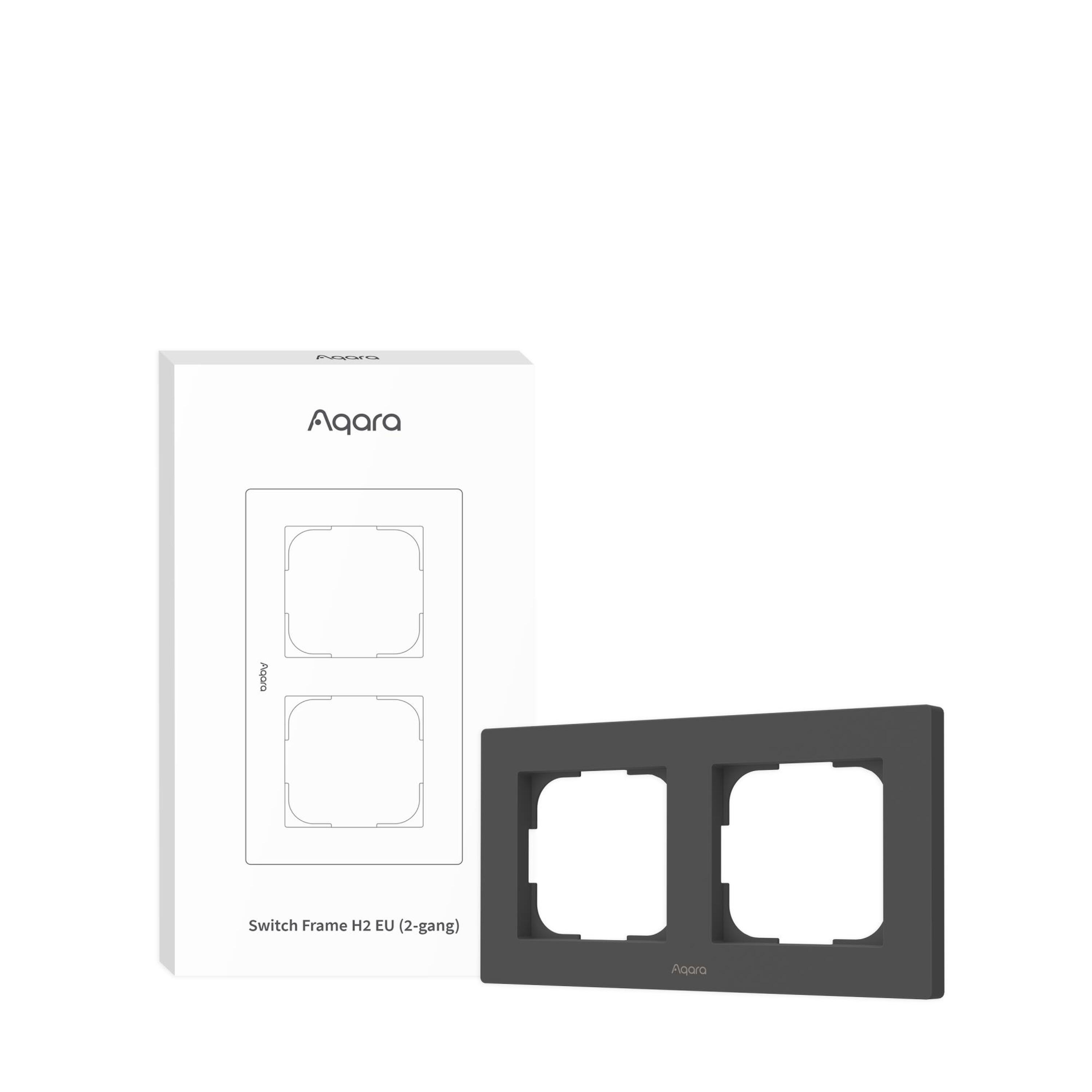 SMART SWITCH FRAME H2 (2-GANG)/GRAY FE-X01D-G