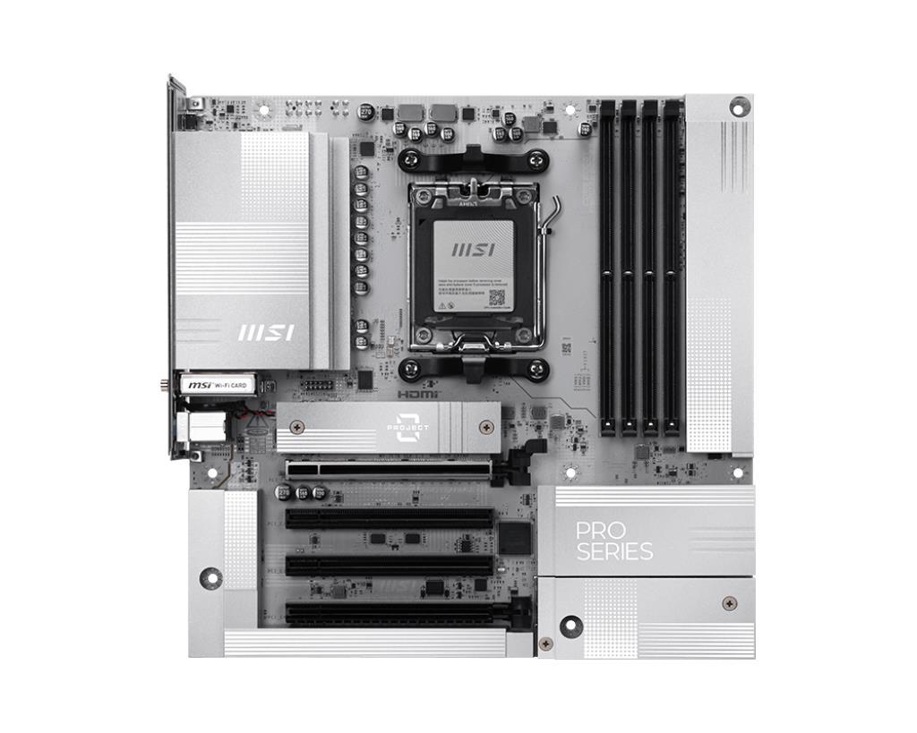 Mainboard|MSI|AMD B850|Socket AM5|micro ATX|RAM DDR5-SDRAM|4xSlots|Wi-Fi Yes|Bluetooth