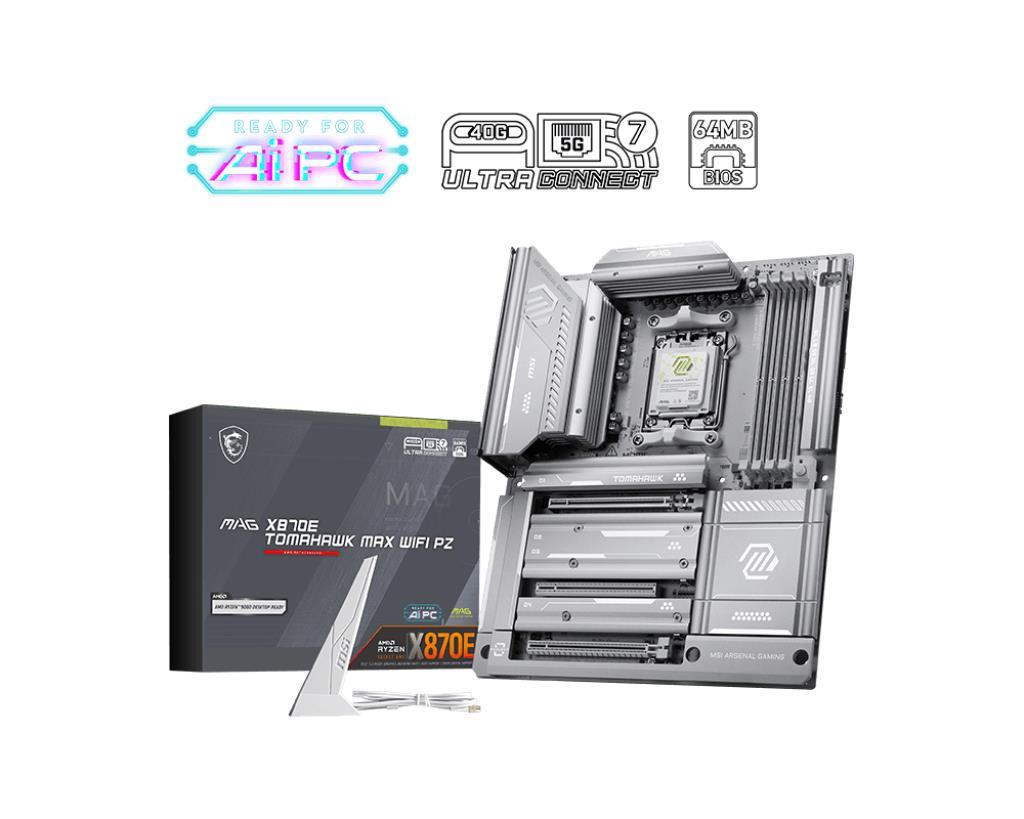 Mainboard|MSI|AMD X870E|Socket AM5|ATX|RAM DDR5-SDRAM|4xSlots|Wi-Fi Yes|Bluetooth Yes|4xNumber